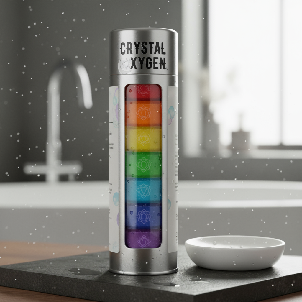 CRYSTAL OXYGEN CHAKRA SERIES SOLID SOAP 